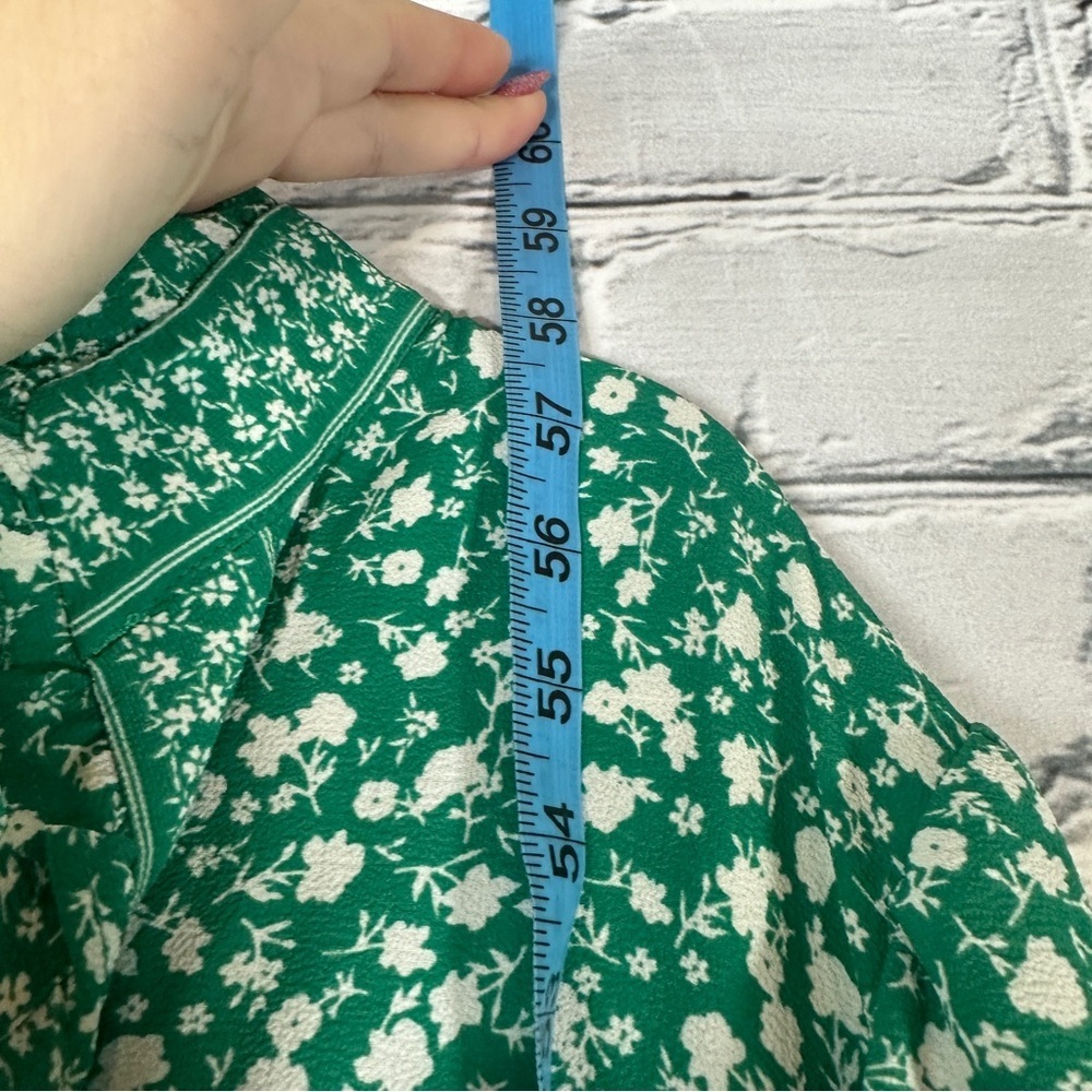 Adorne Floral Tiered Maxi Dress Size 22W Green Cottagecore Prairie Modest - Picture 13 of 14